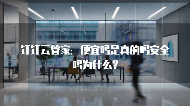 钉钉云管家:便宜吗是真的吗安全吗为什么?