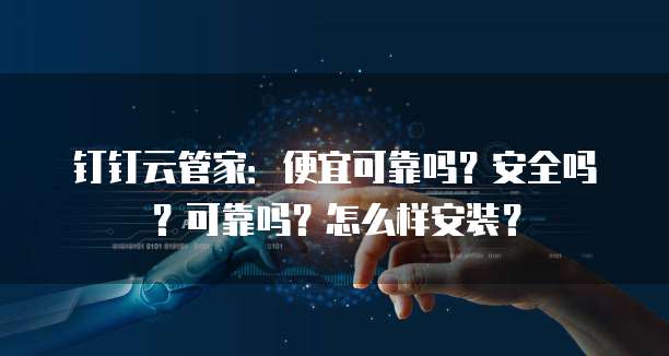 钉钉云管家:便宜可靠吗?安全吗?可靠吗?怎么样安装?