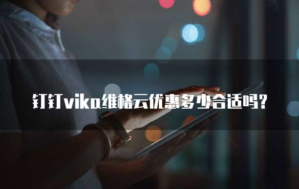 钉钉vika维格云优惠多少合适吗?