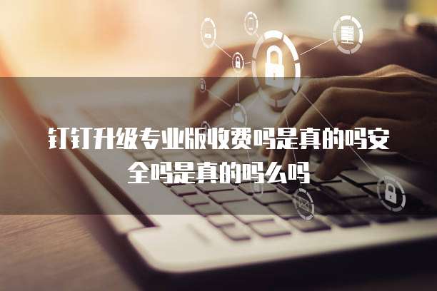 钉钉升级专业版收费吗是真的吗安全吗是真的吗么吗