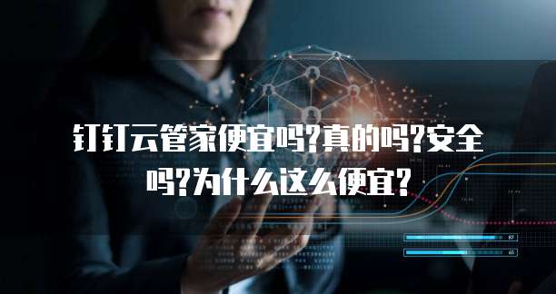 钉钉云管家便宜吗?真的吗?安全吗?为什么这么便宜?