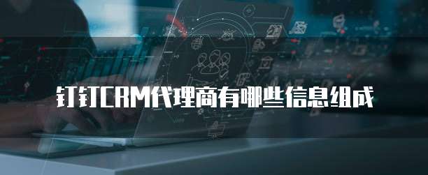 钉钉CRM代理商有哪些信息组成