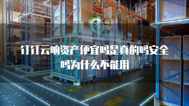 钉钉云呐资产便宜吗是真的吗安全吗为什么不能用