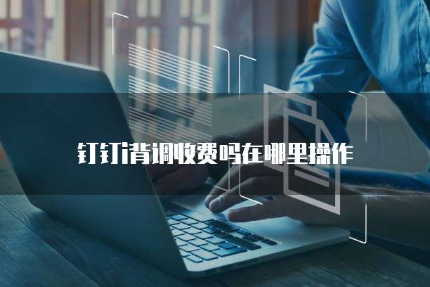 钉钉i背调收费吗在哪里操作