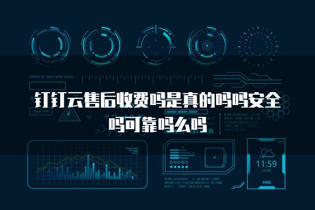 钉钉云售后收费吗是真的吗吗安全吗可靠吗么吗