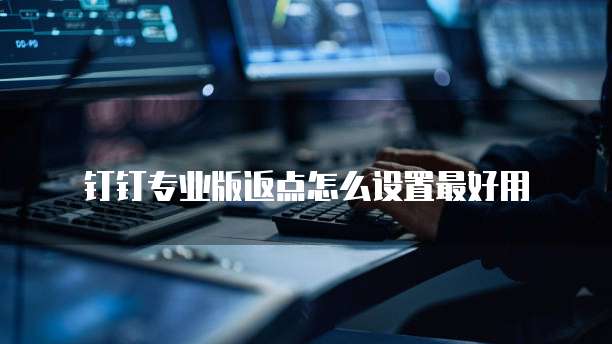 钉钉专业版返点怎么设置最好用