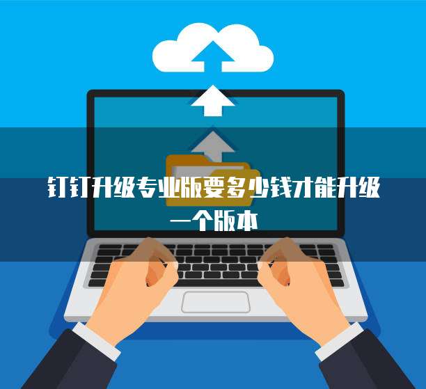 钉钉升级专业版要多少钱才能升级一个版本