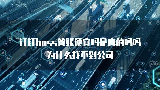 钉钉boss管账便宜吗是真的吗吗为什么找不到公司