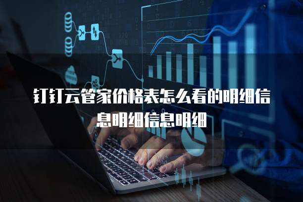 钉钉云管家价格表怎么看的明细信息明细信息明细