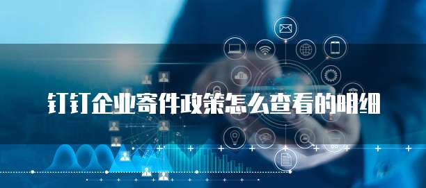 钉钉企业寄件政策怎么查看的明细