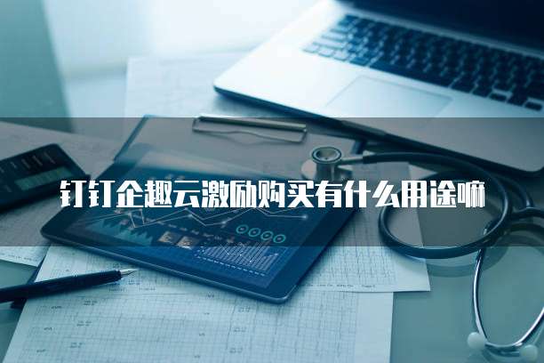 钉钉企趣云激励购买有什么用途嘛