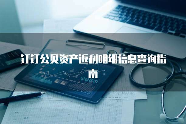 钉钉公贝资产返利明细信息查询指南