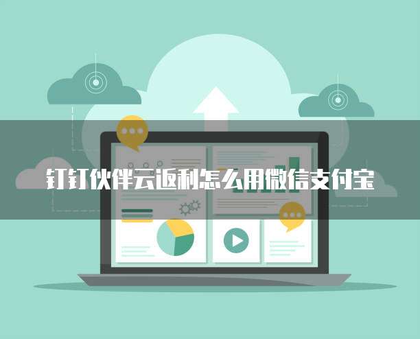 钉钉伙伴云返利怎么用微信支付宝