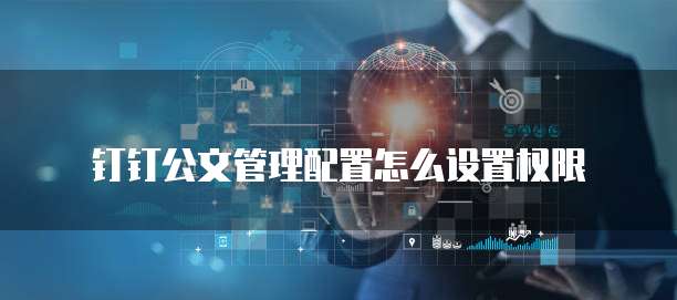 钉钉公文管理配置怎么设置权限