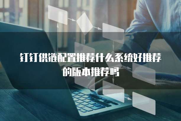 钉钉供链配置推荐什么系统好推荐的版本推荐吗