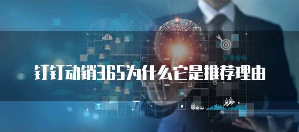 钉钉动销365为什么它是推荐理由