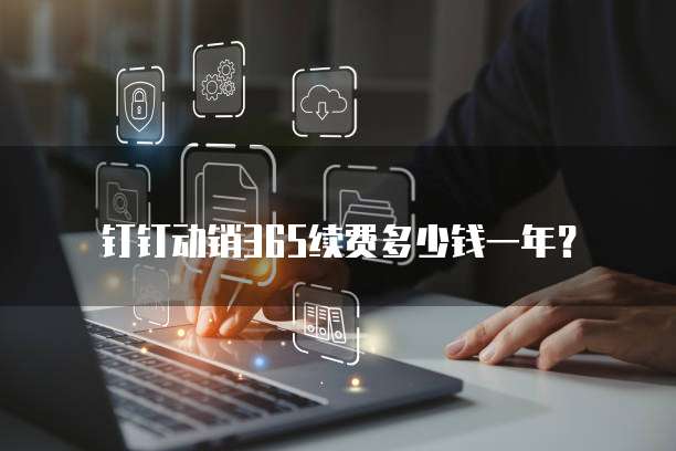 钉钉动销365续费多少钱一年？