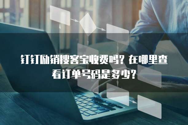 钉钉励销搜客宝收费吗？在哪里查看订单号码是多少？