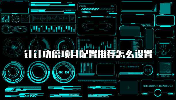 钉钉功倍项目配置推荐怎么设置