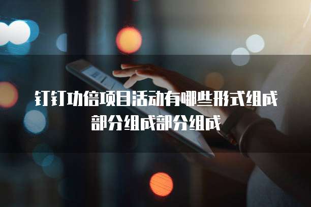 钉钉功倍项目活动有哪些形式组成部分组成部分组成