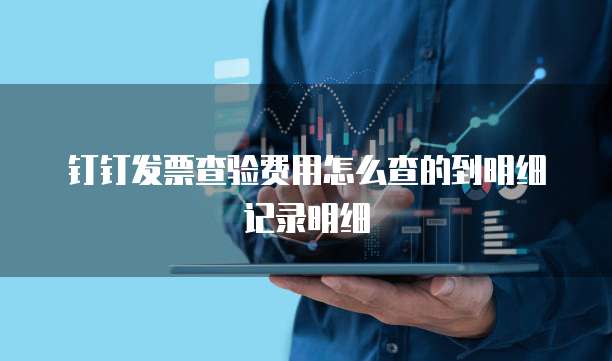 钉钉发票查验费用怎么查的到明细记录明细