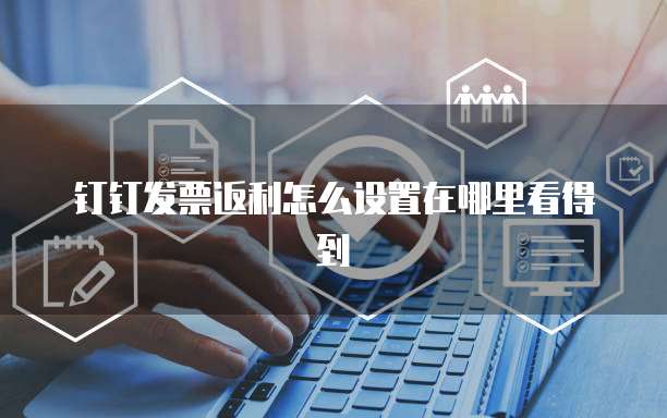 钉钉发票返利怎么设置在哪里看得到