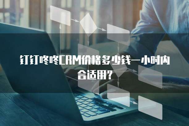钉钉咚咚CRM价格多少钱一小时内合适用?