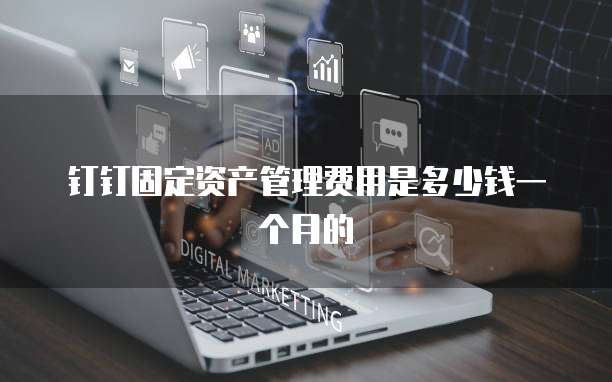 钉钉固定资产管理费用是多少钱一个月的