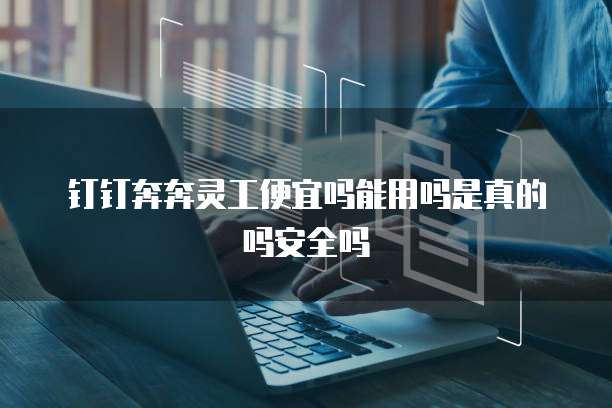 钉钉奔奔灵工便宜吗能用吗是真的吗安全吗