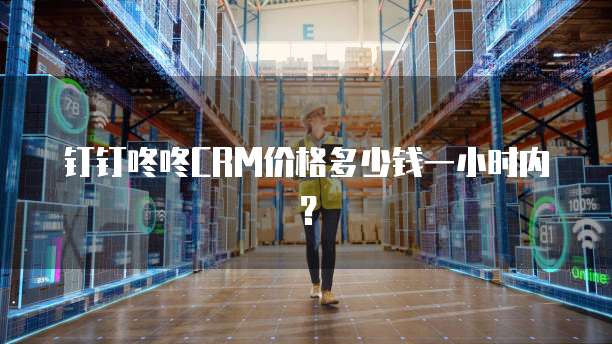 钉钉咚咚CRM价格多少钱一小时内?