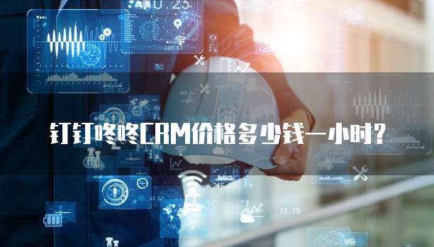钉钉咚咚CRM价格多少钱一小时?