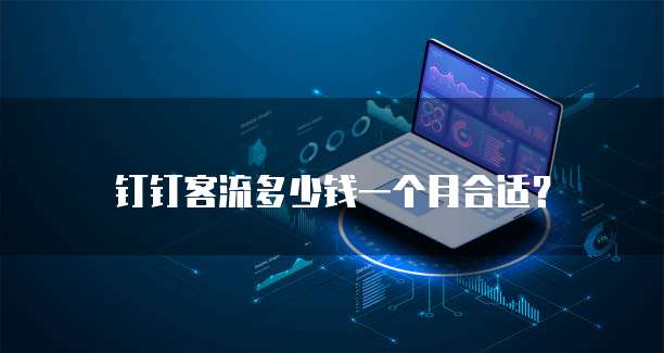 钉钉客流多少钱一个月合适?