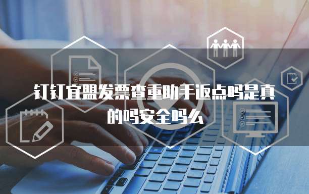 钉钉宜盟发票查重助手返点吗是真的吗安全吗么