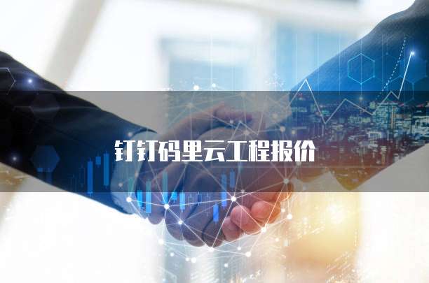 钉钉码里云工程报价