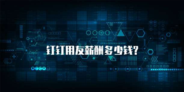 钉钉用友薪酬多少钱?