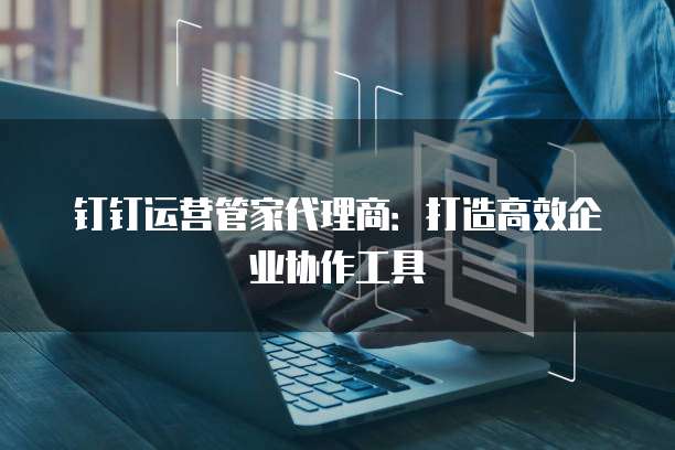 钉钉运营管家代理商:打造高效企业协作工具