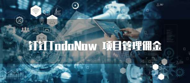 钉钉TodoNow 项目管理佣金