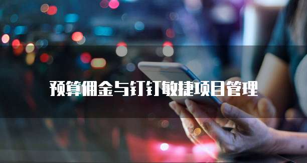预算佣金与钉钉敏捷项目管理