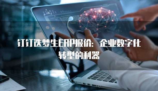 钉钉迭梦生ERP报价:企业数字化转型的利器