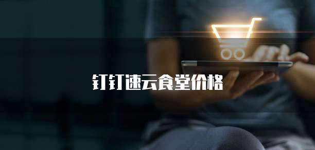 钉钉速云食堂价格