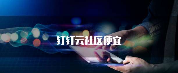 钉钉云社区便宜
