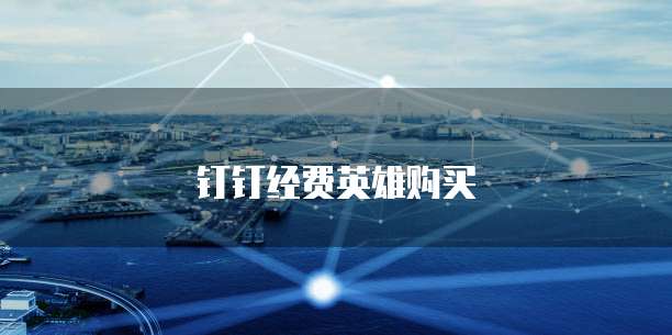 钉钉经费英雄购买