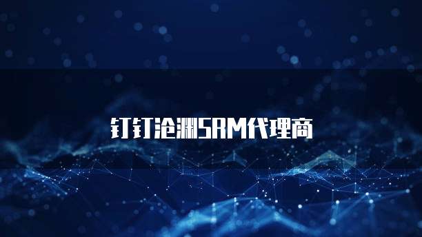 钉钉沧渊SRM代理商