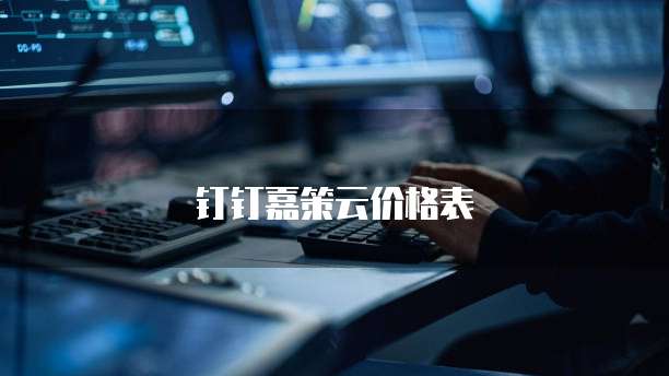 钉钉嘉策云价格表