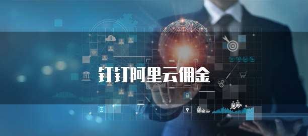 钉钉阿里云佣金