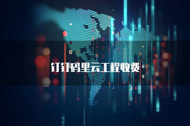 钉钉码里云工程收费