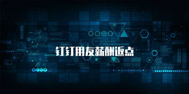 钉钉用友薪酬返点