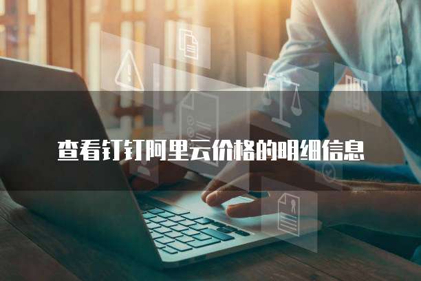 查看钉钉阿里云价格的明细信息