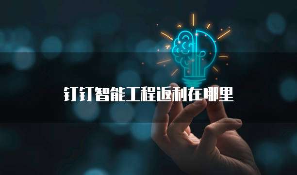 钉钉智能工程返利在哪里