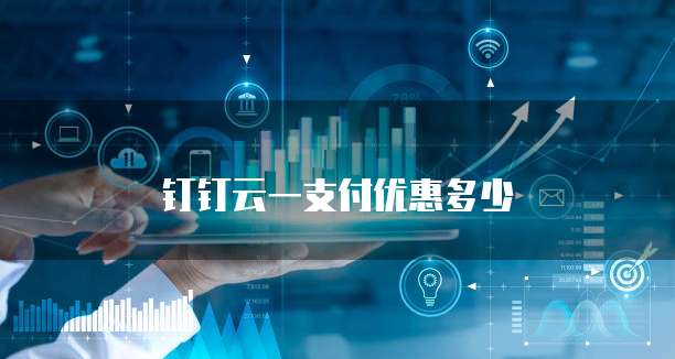钉钉云一支付优惠多少